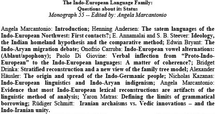The Indo-european Language Family